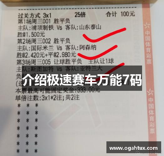 介绍极速赛车万能7码